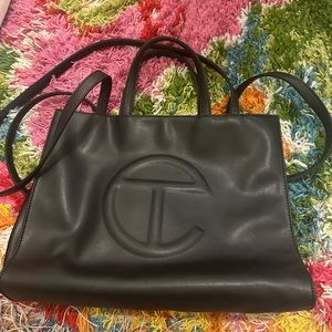 Telfar Medium Shopper Black